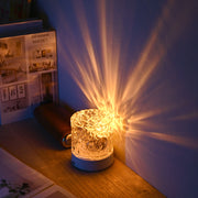 Crystal Lamp Water Ripple Projector Night Light Decoration  Sunset Lights Home Decor