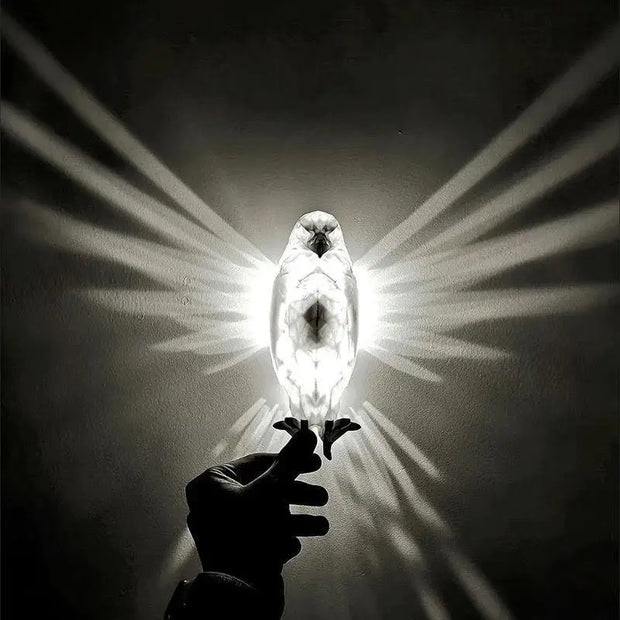 Modern Creative Bird Wall Lamp Owl Eagle Shape Projector
